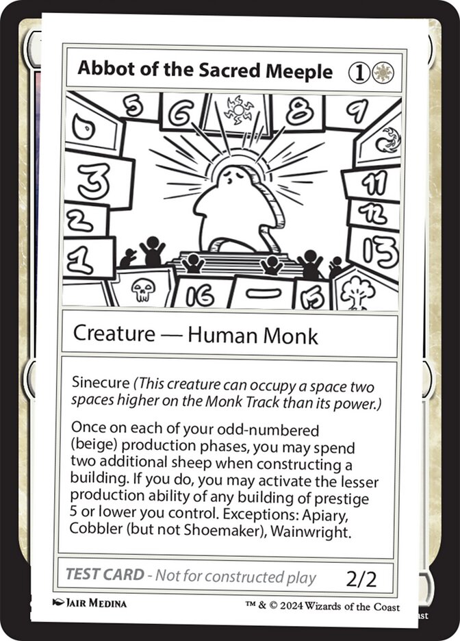 Abbot of the Sacred Meeple, Mystery Booster 2 · 0507