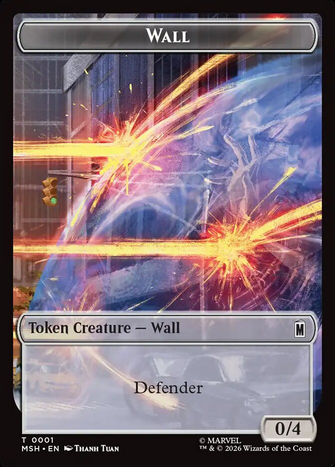 Wall, Marvel Super Heroes Tokens · 0001