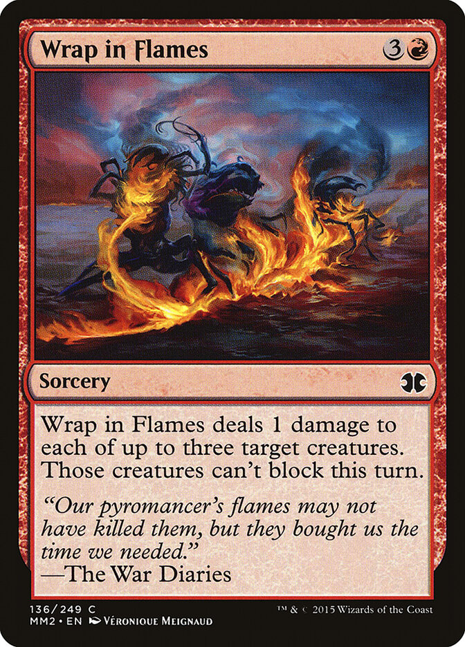 Wrap in Flames, Modern Masters 2015 · 136/249