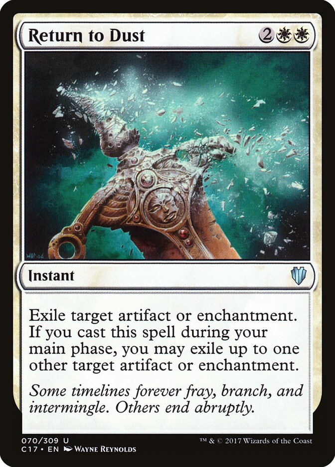 Return to Dust, Commander 2017 · 070/309