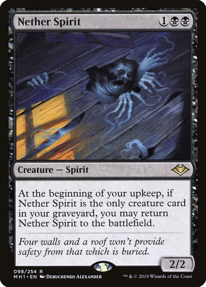 Nether Spirit, Modern Horizons · 098/254