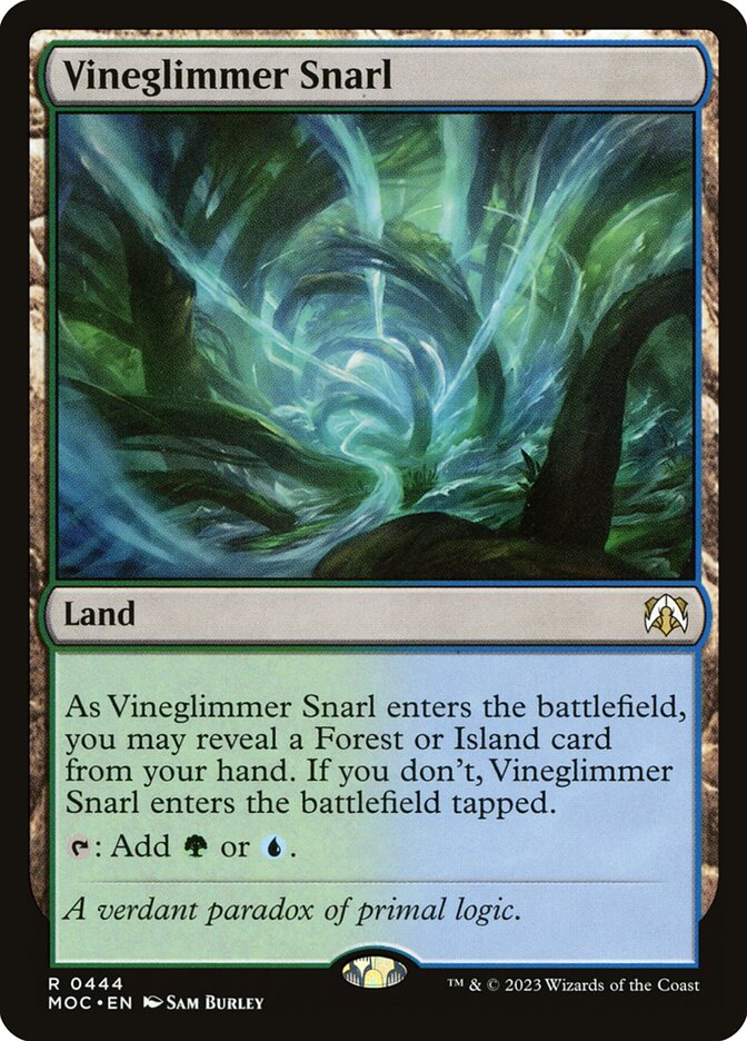 Vineglimmer Snarl, March of the Machine Commander · 0444