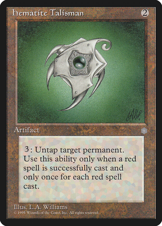 Hematite Talisman, Ice Age · 320