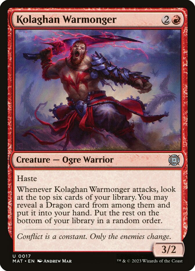 Kolaghan Warmonger, March of the Machine: The Aftermath · 0017