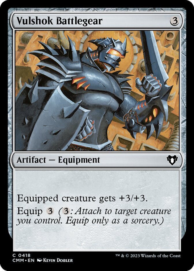 Vulshok Battlegear, Commander Masters · 0418