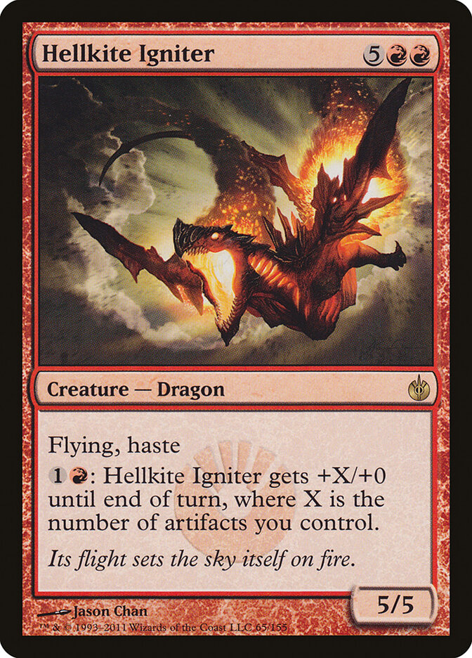 Hellkite Igniter, Mirrodin Besieged · 65/155