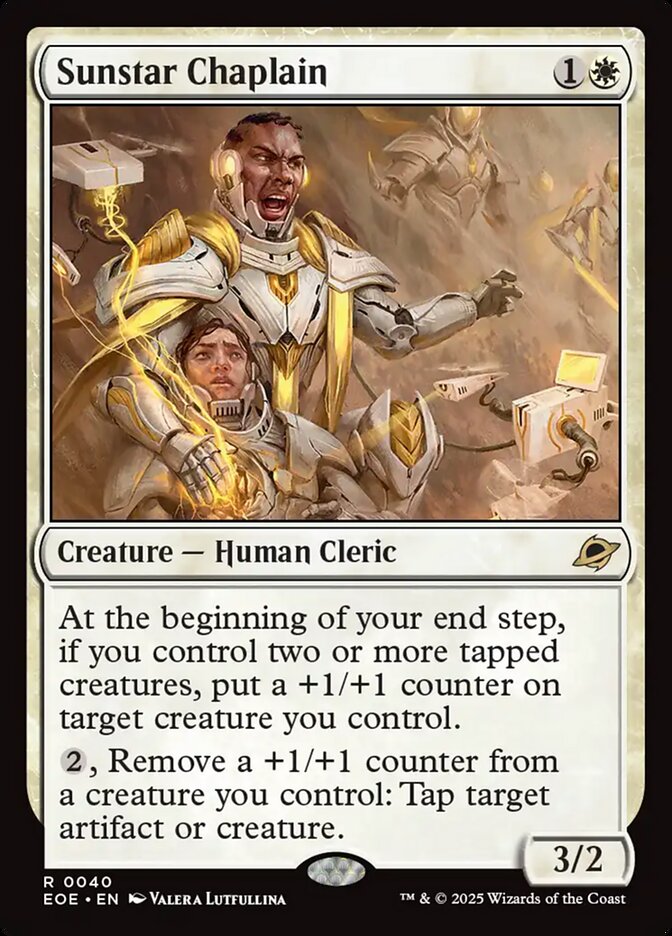 Sunstar Chaplain, Edge of Eternities · 0040