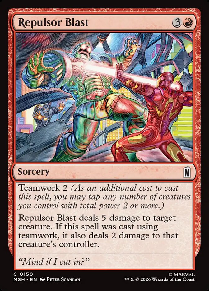 Repulsor Blast, Marvel Super Heroes · 0150