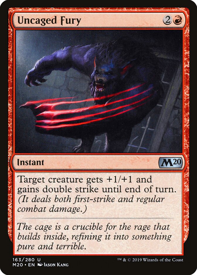 Uncaged Fury, Core Set 2020 · 163/280