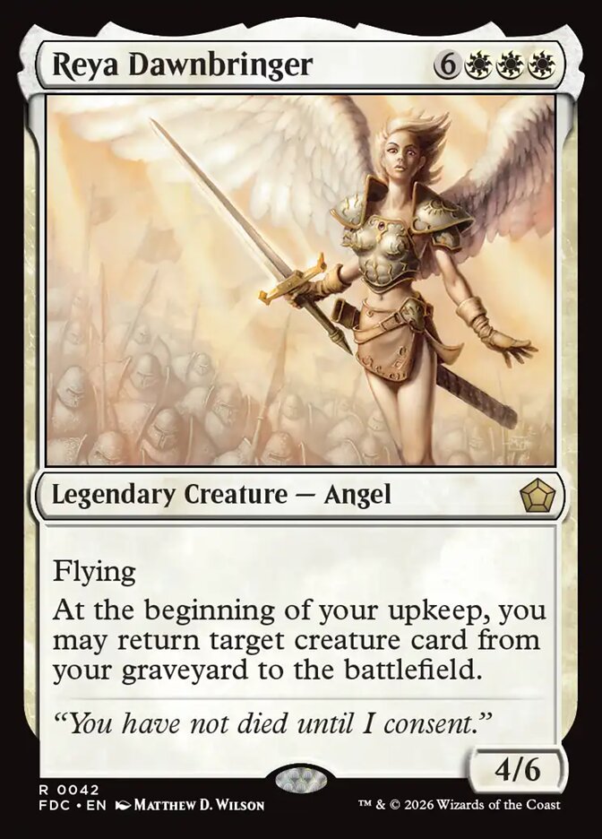 Reya Dawnbringer, Foundations Commander · 0042