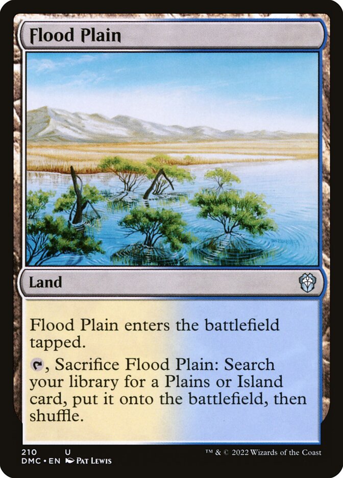 Flood Plain, Dominaria United Commander · 210