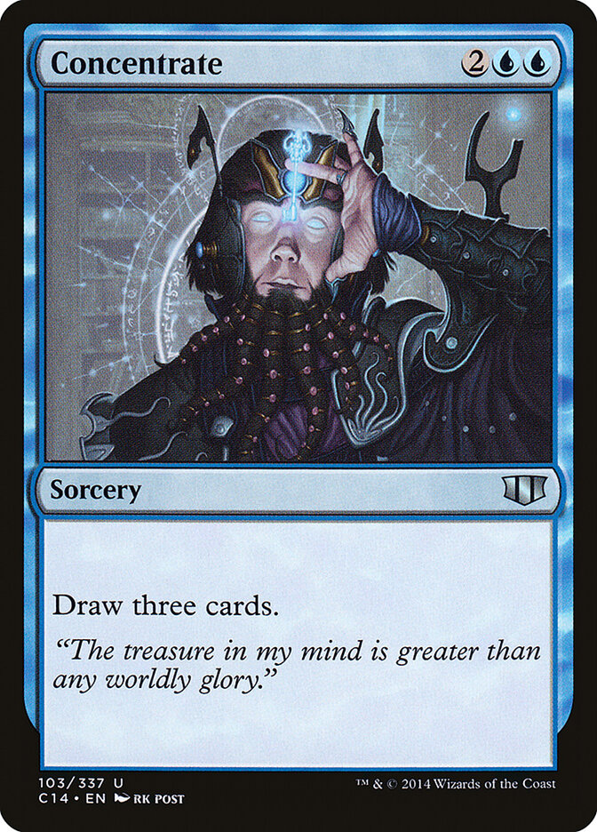 Concentrate, Commander 2014 · 103/337