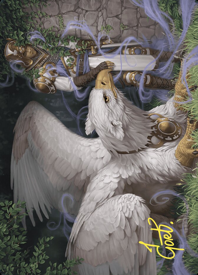 Dutiful Griffin // Dutiful Griffin, Wilds of Eldraine Art Series · 0003