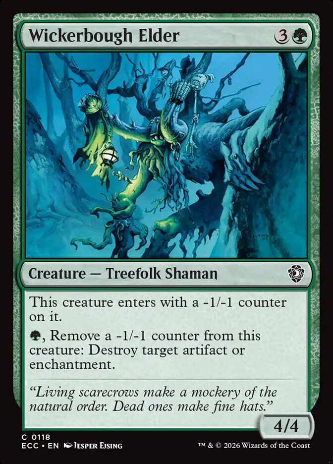 Wickerbough Elder, Lorwyn Eclipsed Commander · 0118