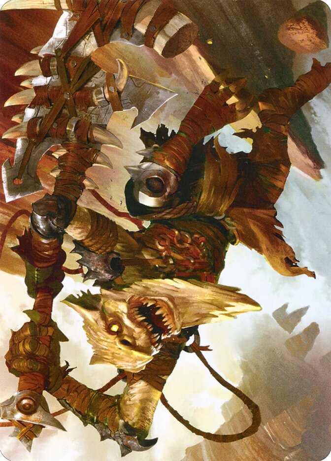 Teeterpeak Ambusher // Teeterpeak Ambusher, Zendikar Rising Art Series · 067