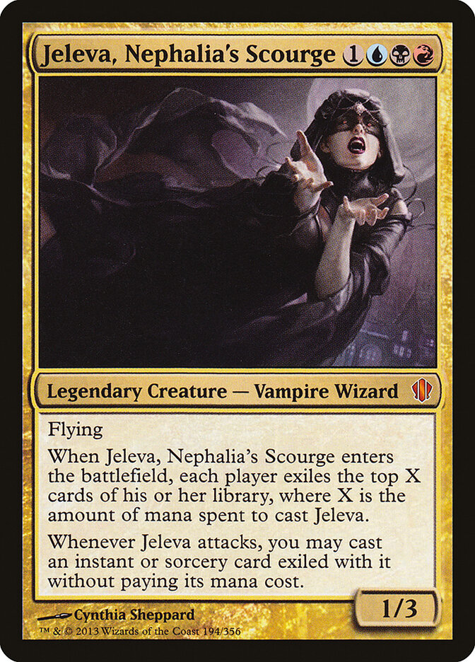 Jeleva, Nephalia's Scourge, Commander 2013 · 194/356