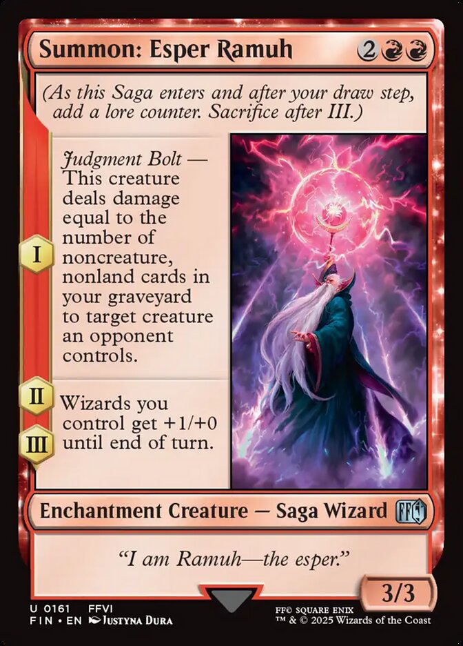 Summon: Esper Ramuh, Final Fantasy · 0161