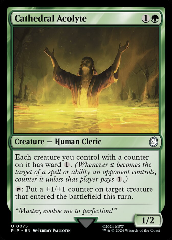 Cathedral Acolyte, Fallout · 0075
