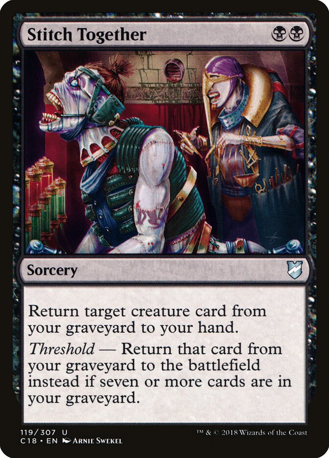 Stitch Together, Commander 2018 · 119/307