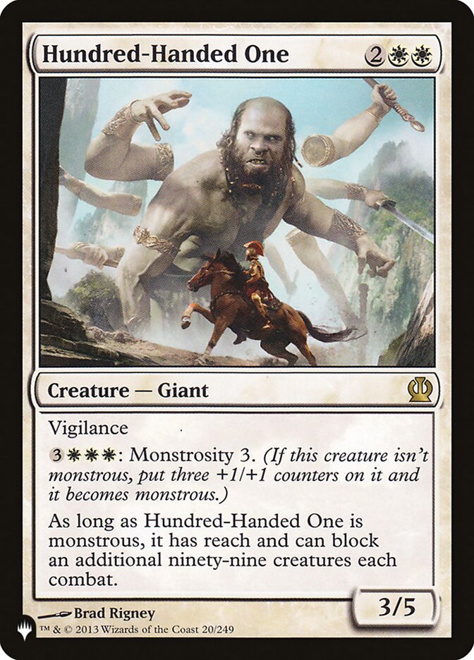 Hundred-Handed One, The List · ths-20