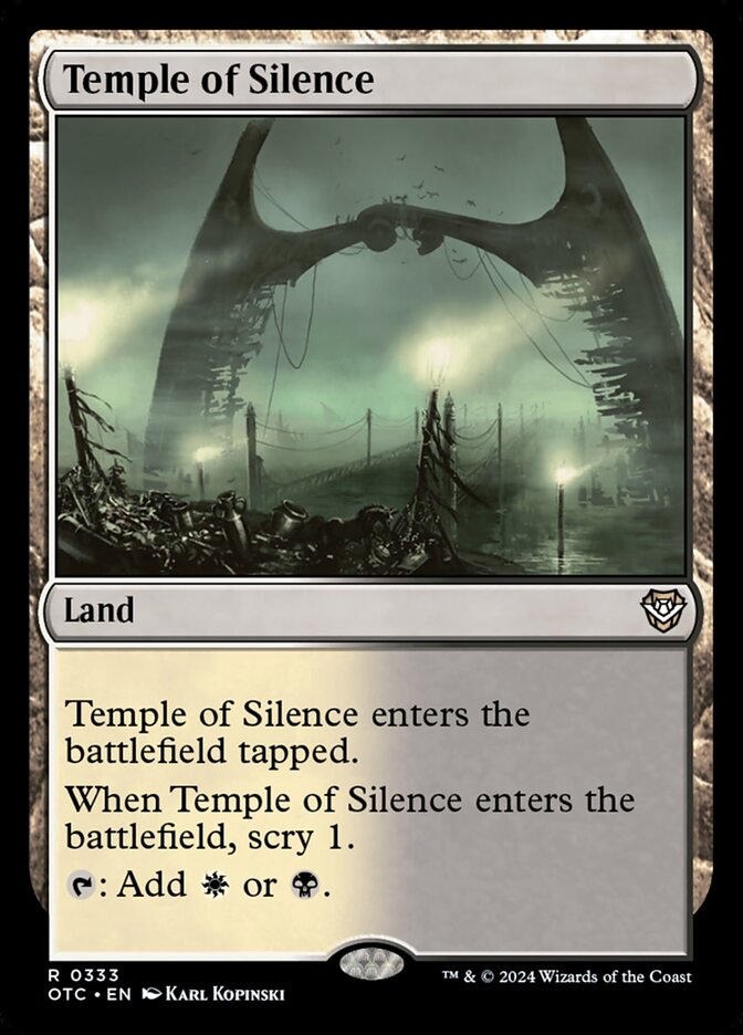 Temple of Silence, Outlaws of Thunder Junction Commander · 0333