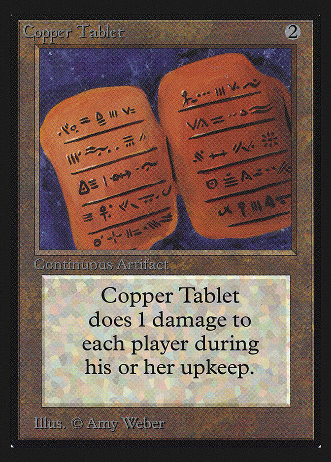 Copper Tablet, Collectors' Edition · 239