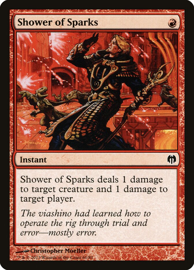 Shower of Sparks, Duel Decks: Heroes vs. Monsters · 61/81