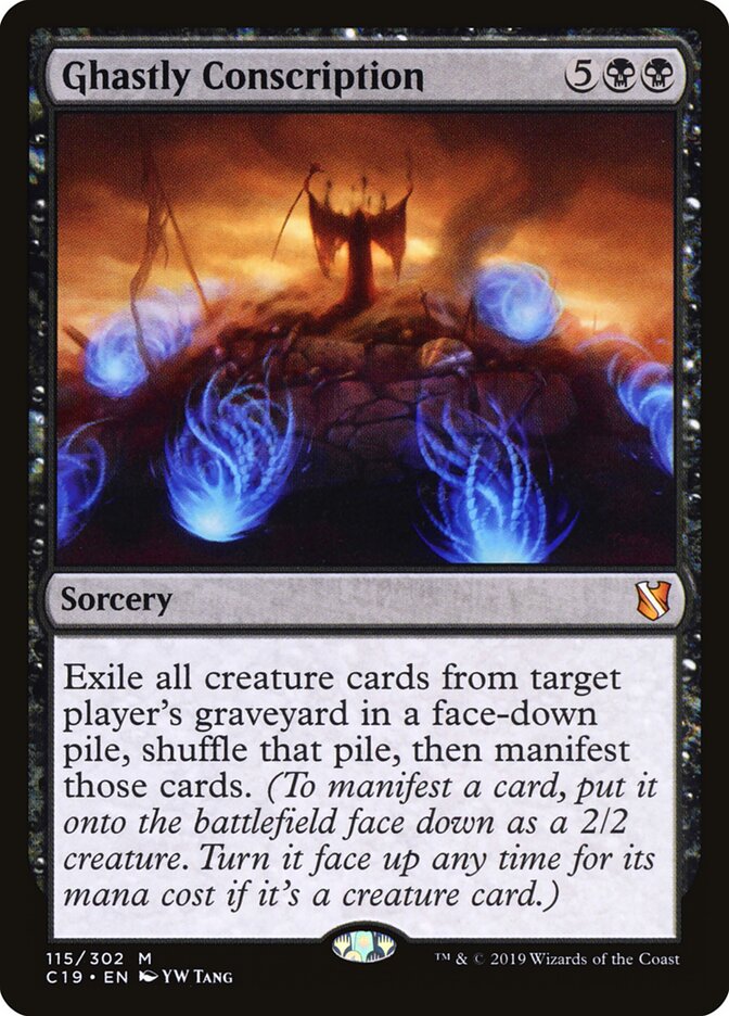 Ghastly Conscription, Commander 2019 · 115/302