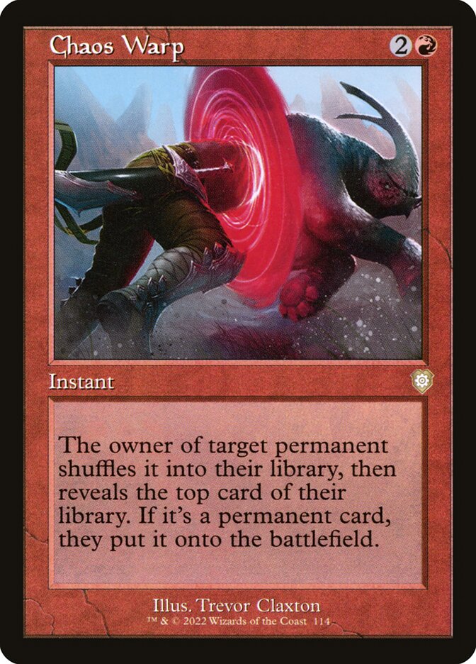 Chaos Warp, The Brothers' War Commander · 114