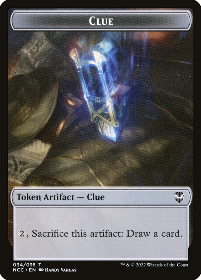 Clue, New Capenna Commander Tokens · 034