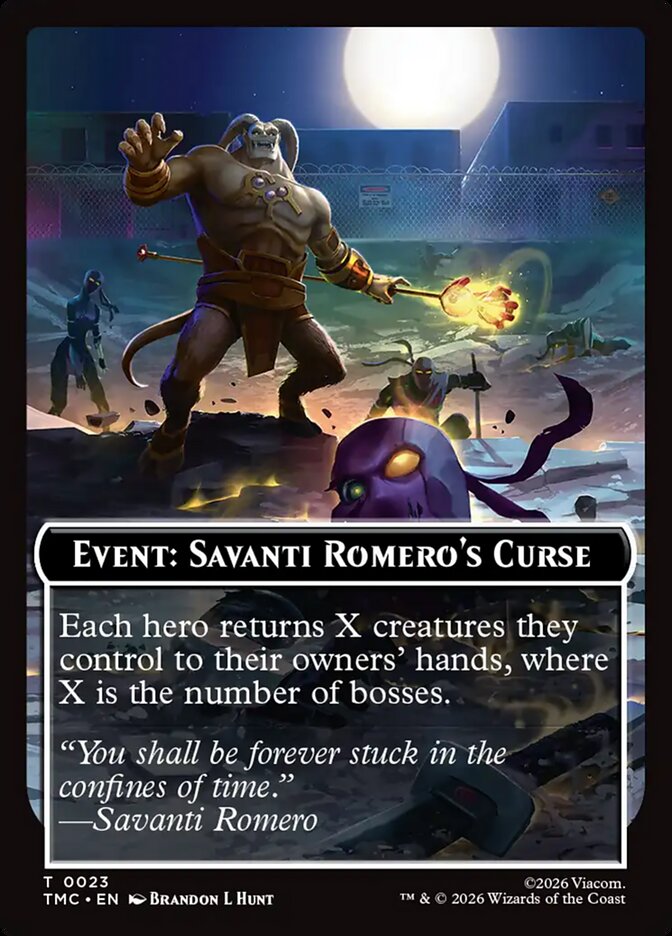 Event: Savanti Romero's Curse, Teenage Mutant Ninja Turtles Eternal Tokens · 0023