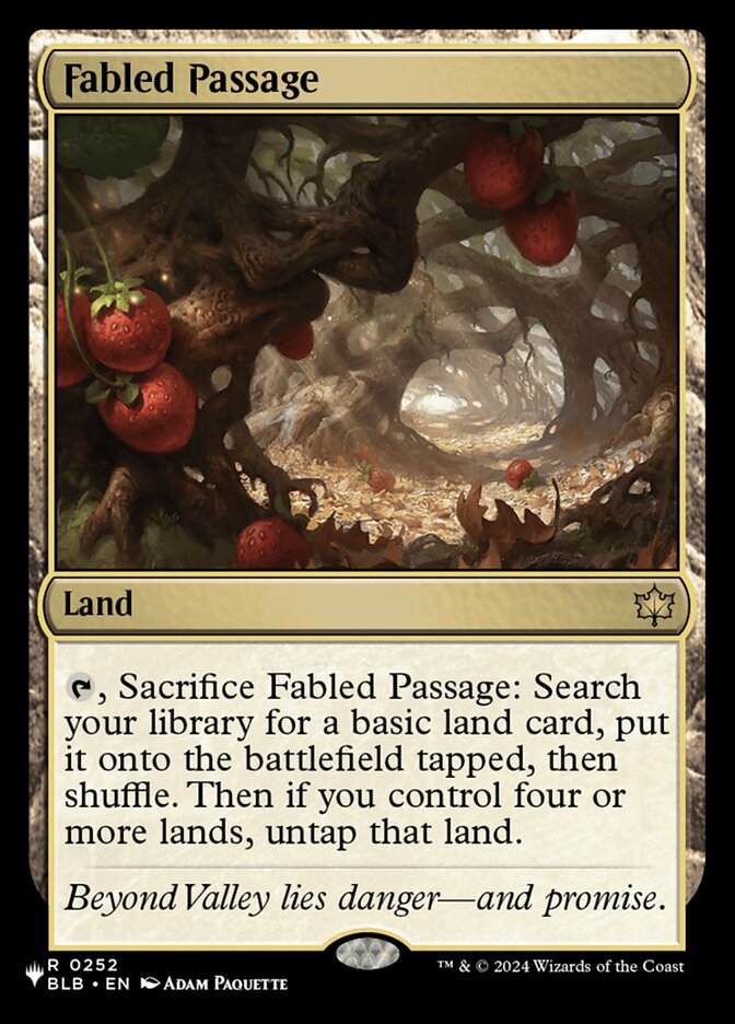 Fabled Passage, The List · blb-252