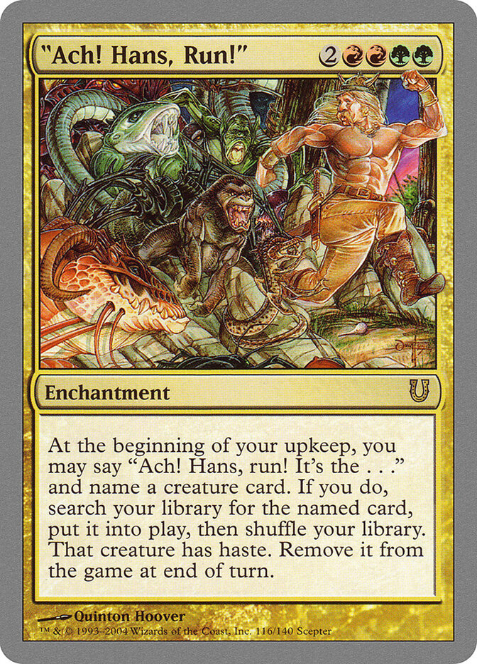 "Ach! Hans, Run!", Unhinged · 116/140