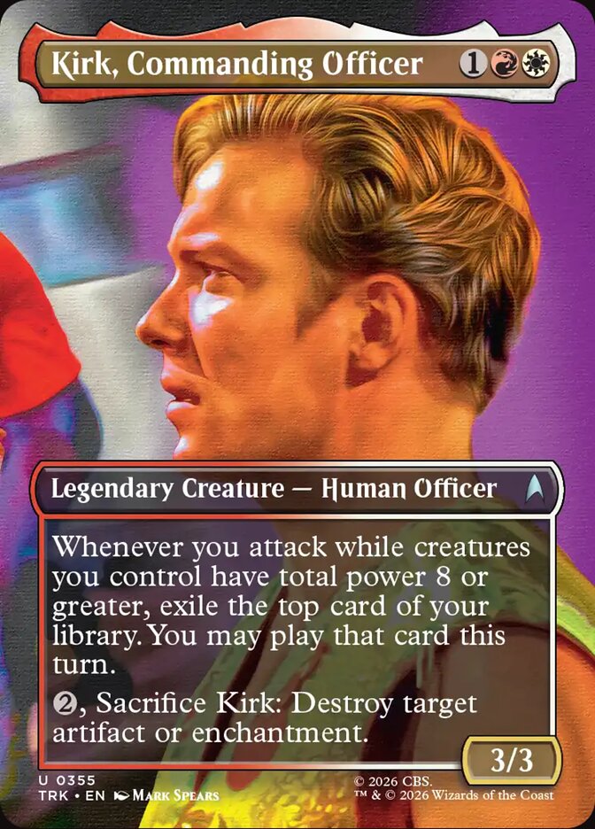Kirk, Commanding Officer, Star Trek · 0355