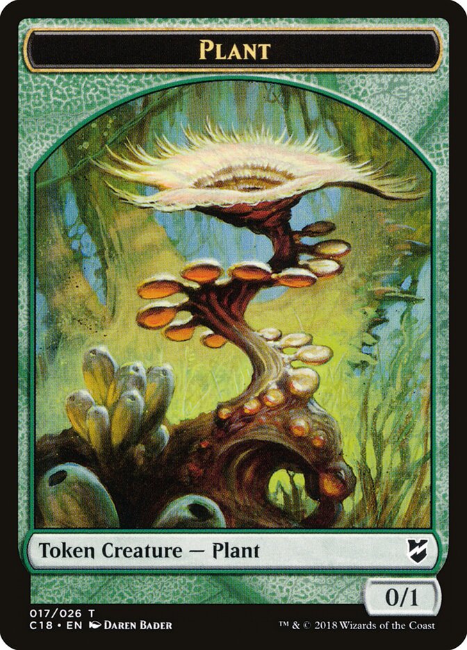Plant, Commander 2018 Tokens · 017