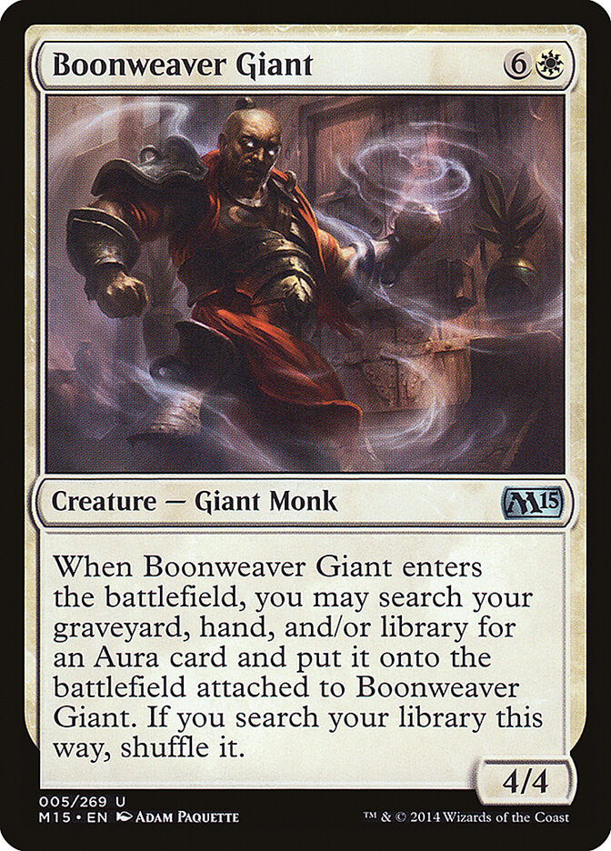 Boonweaver Giant, Magic 2015 · 005/269