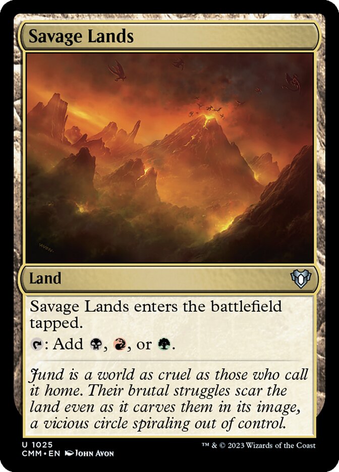 Savage Lands, Commander Masters · 1025