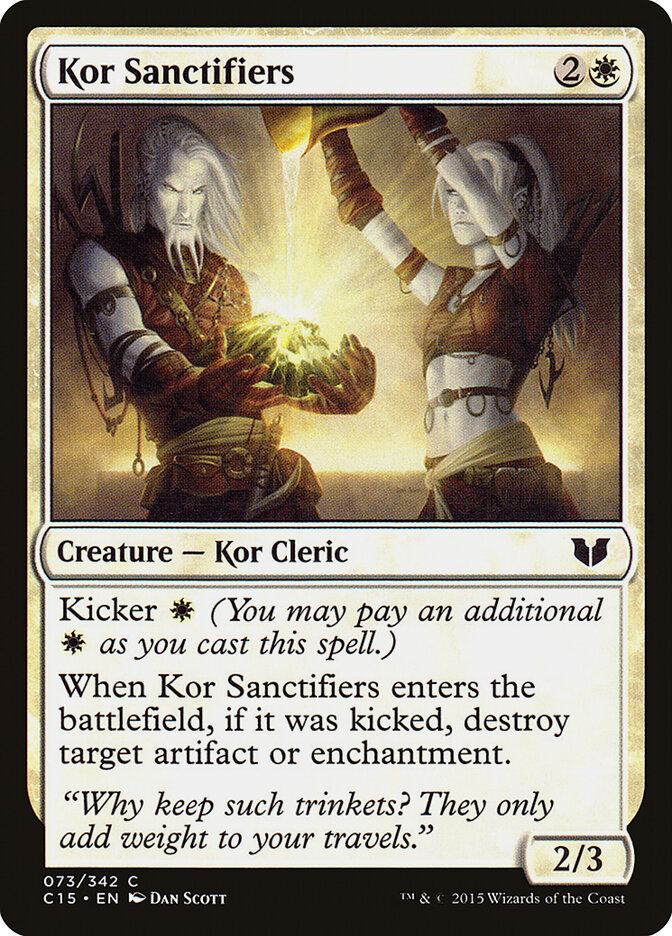Kor Sanctifiers, Commander 2015 · 073/342