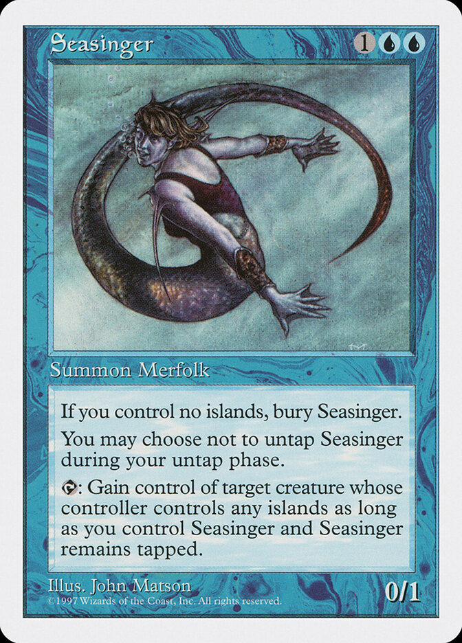 Seasinger, Fifth Edition · 121