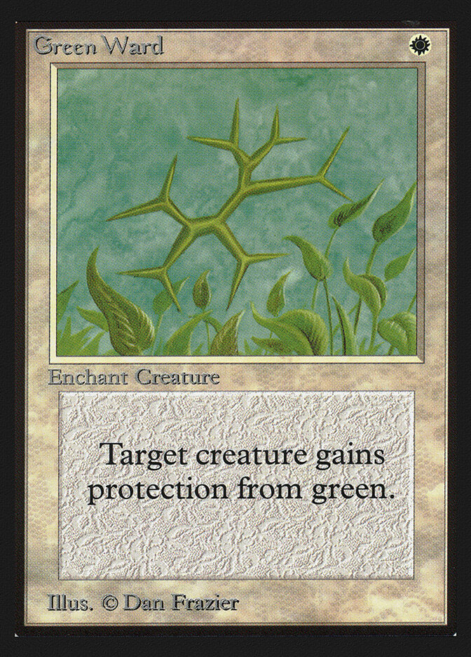 Green Ward, Intl. Collectors' Edition · 21