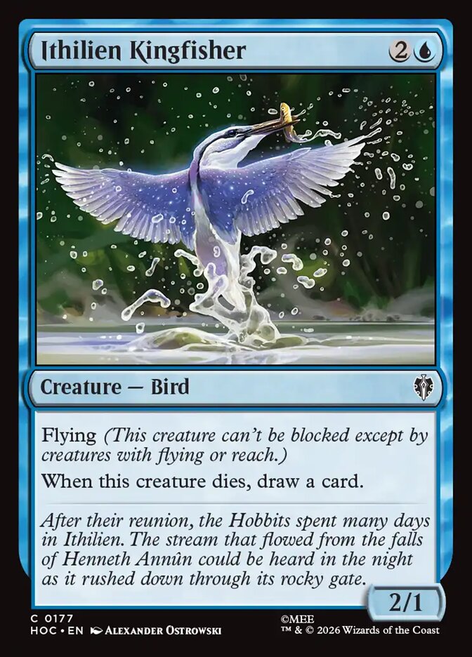 Ithilien Kingfisher, The Hobbit Eternal · 0177