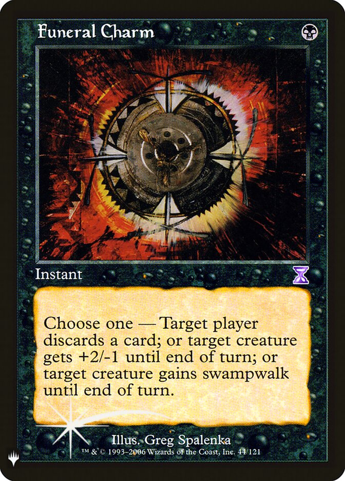 Funeral Charm, The List · tsb-44