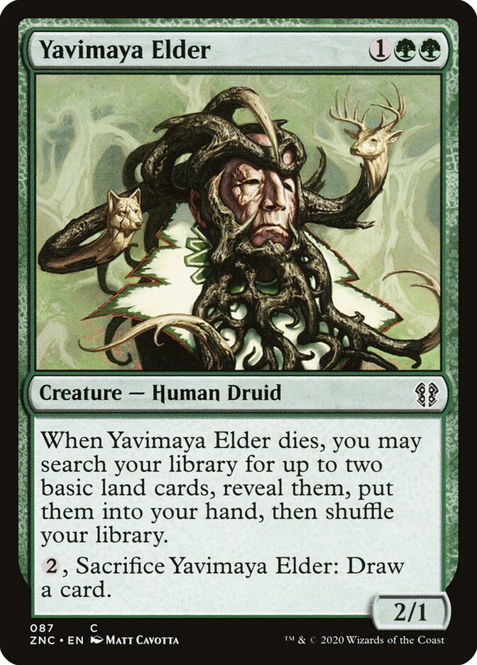 Yavimaya Elder, Zendikar Rising Commander · 087