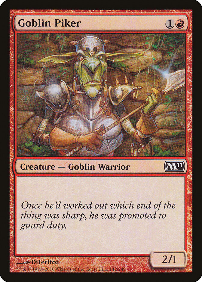 Goblin Piker, Magic 2011 · 142/249