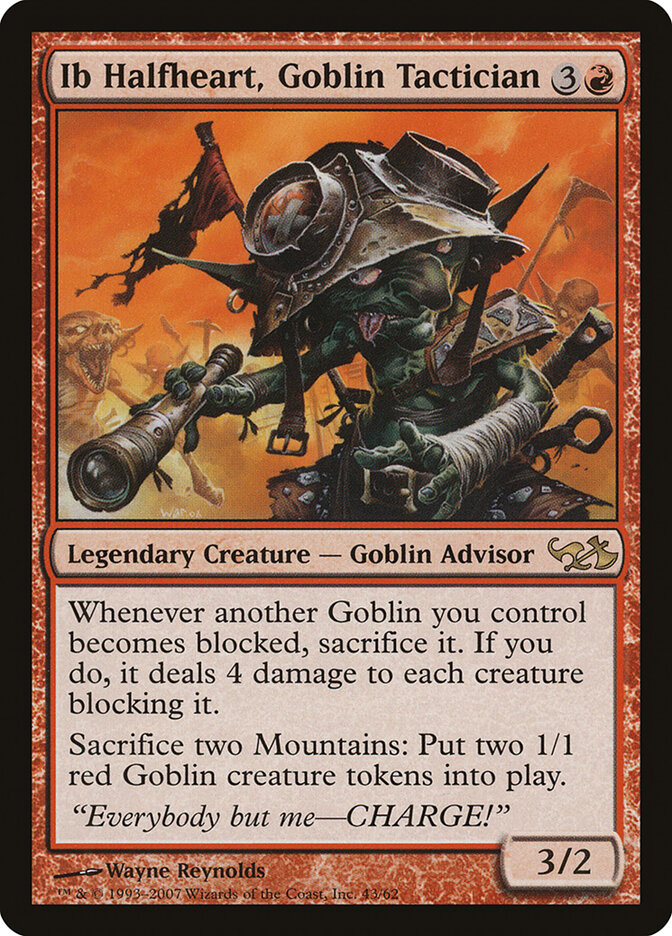 Ib Halfheart, Goblin Tactician, Duel Decks: Elves vs. Goblins · 43/62