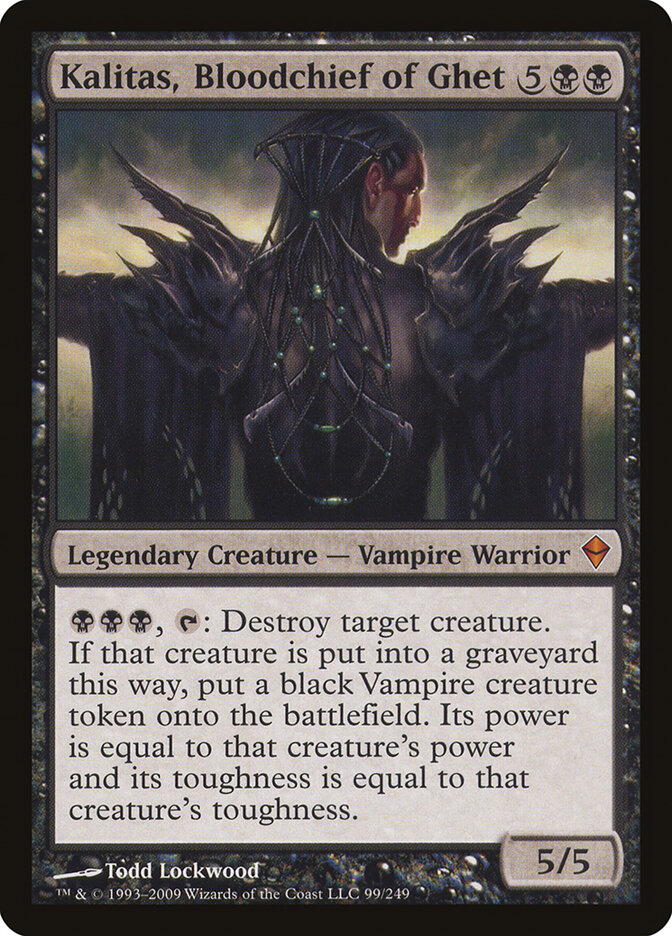 Kalitas, Bloodchief of Ghet, Zendikar · 99/249