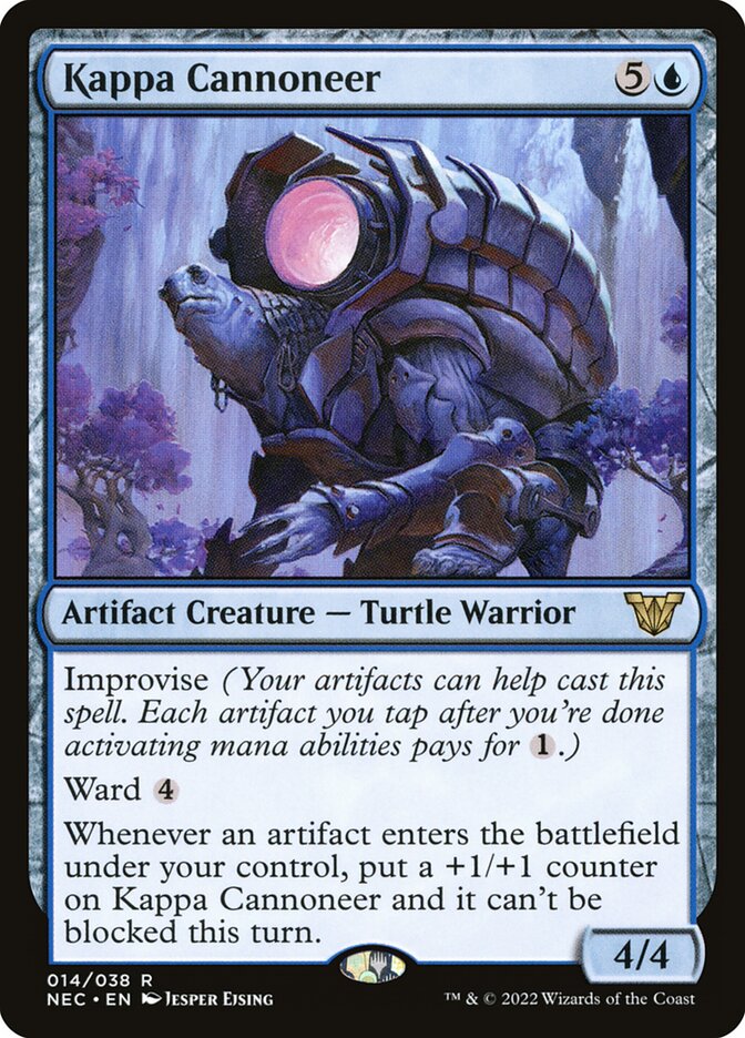 Kappa Cannoneer, Neon Dynasty Commander · 014/038