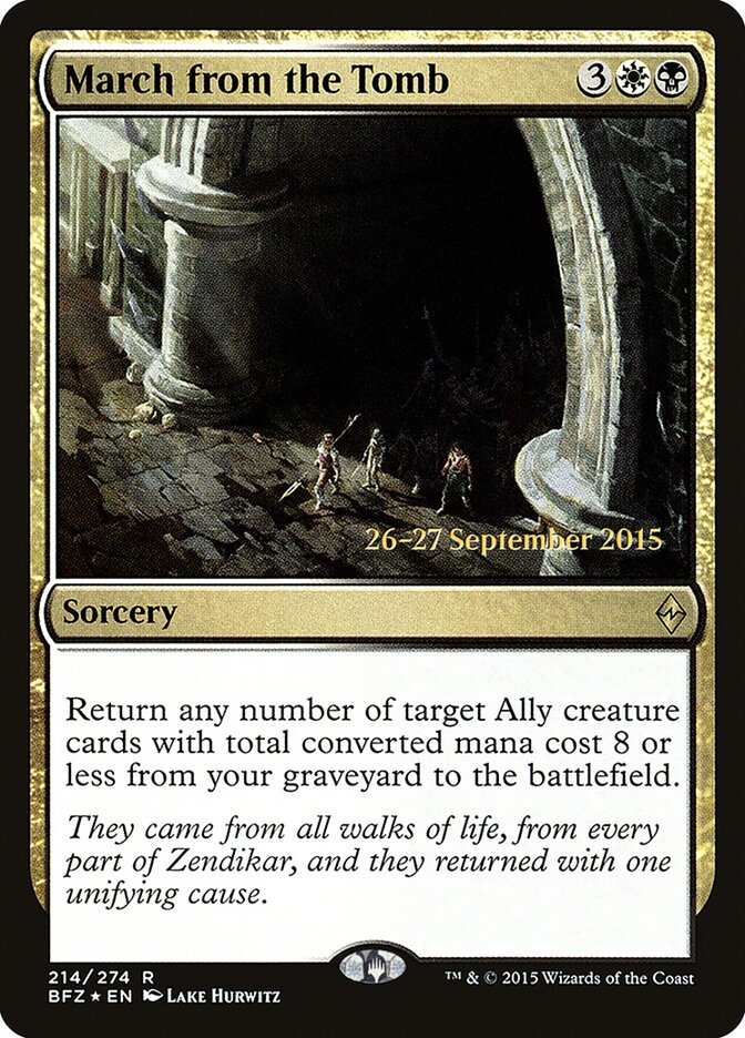 March from the Tomb, Battle for Zendikar Promos · 214/274