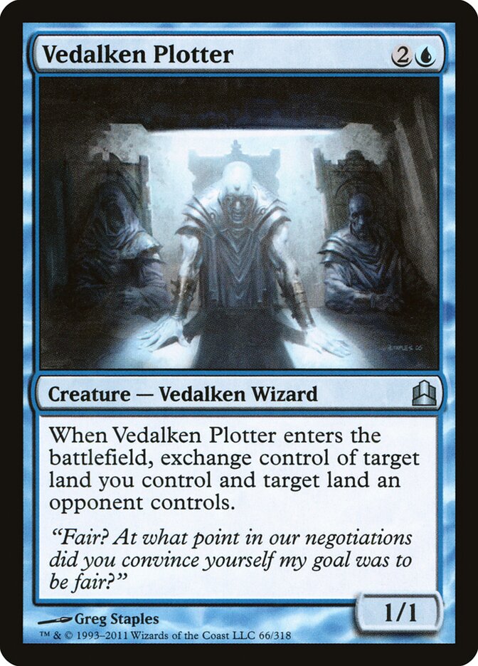 Vedalken Plotter, Commander 2011 · 66/318