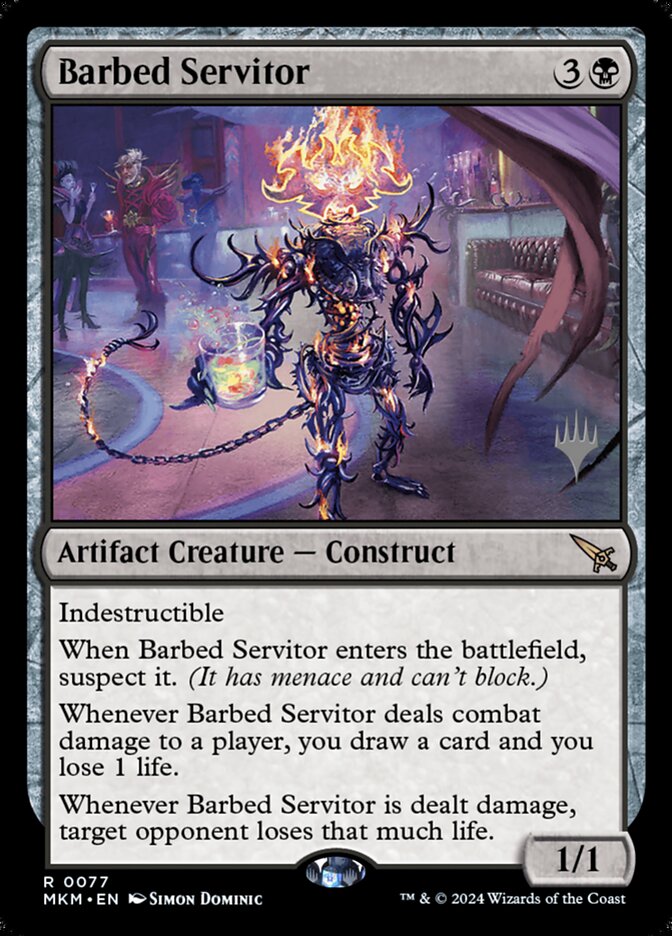 Barbed Servitor, Murders at Karlov Manor Promos · 0077